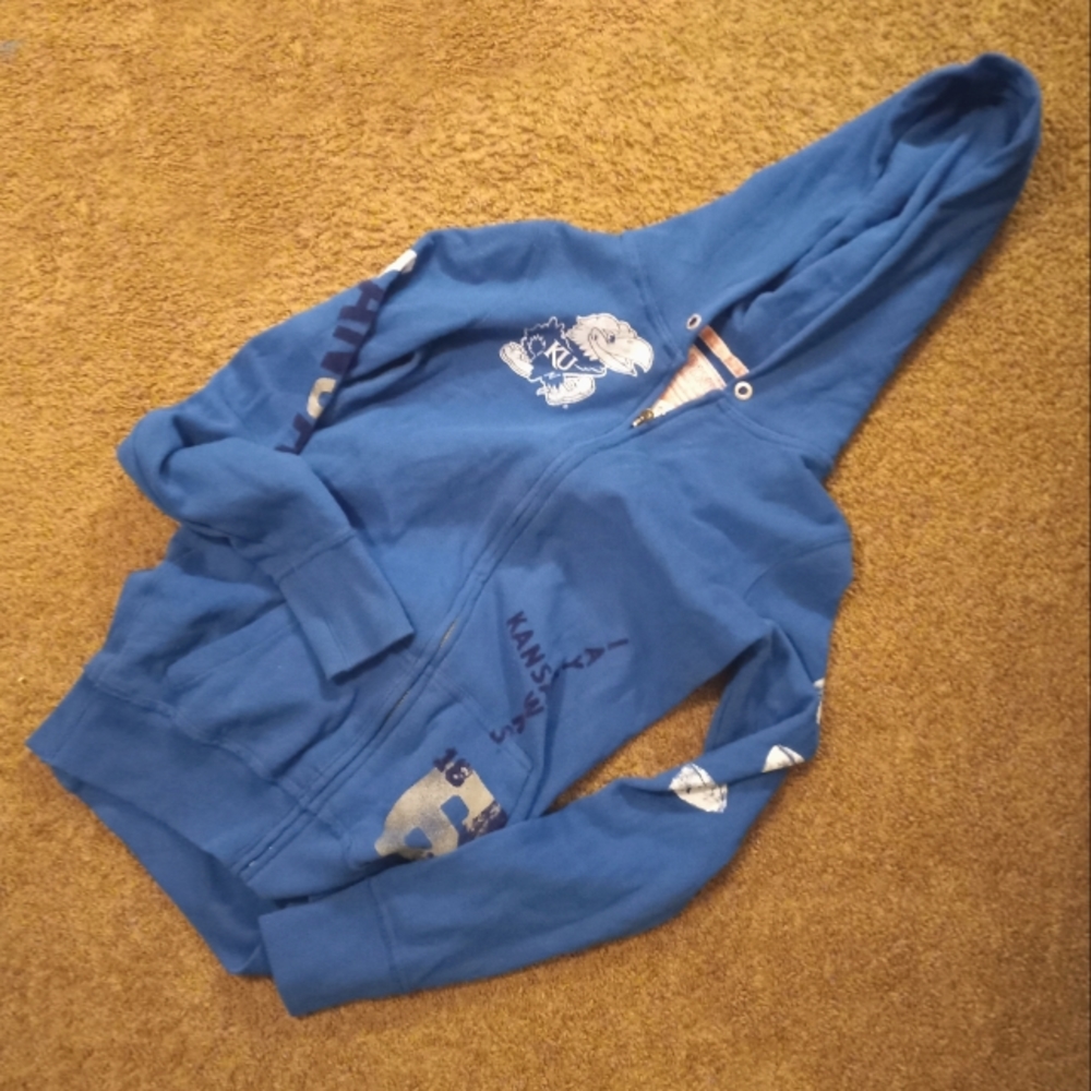 Victoria Secrets PINK KU zip up hoodie